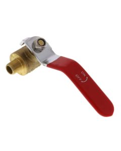 1/8" FIP x MIP Full Port Forged Brass Mini Ball Valve