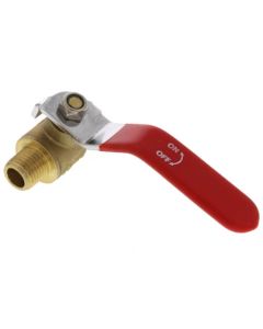 1/4" FIP x MIP Full Port Forged Brass Mini Ball Valve
