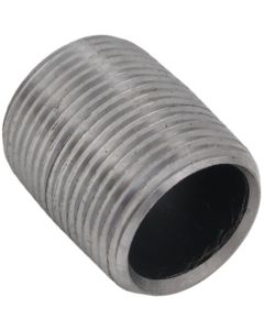 1" x 5" Schedule 80 Heavy Duty Seamless Black Nipple