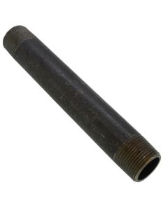 2" x 5" Schedule 80 Heavy Duty Seamless Black Nipple