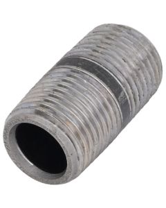 1/2" x 1-1/2" Schedule 80 Heavy Duty Seamless Black Nipple