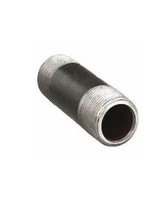 3/4" x 1-1/2" Schedule 80 Heavy Duty Seamless Black Nipple