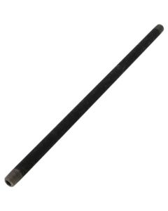 1/8" x 10" Schedule 80 Heavy Duty Seamless Black Nipple