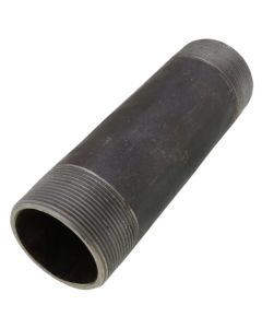 2" x 7" Schedule 80 Heavy Duty Seamless Black Nipple