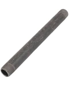 3/4" x 10" Schedule 80 Heavy Duty Seamless Black Nipple