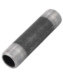 3/4" x 4" Schedule 80 Heavy Duty Seamless Black Nipple