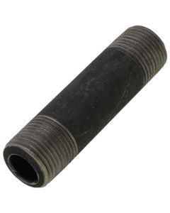 3/8" x 2-1/2" Schedule 80 Heavy Duty Seamless Black Nipple