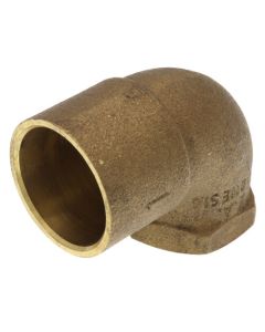 1" X 3/4" C x F Cast Brass 90-Degree Elbow (Lead Free)