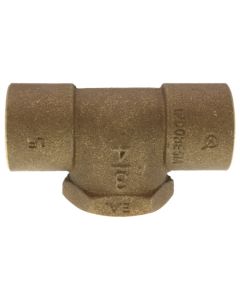 3/4" C x C x F Cast Brass Tee (Lead Free)