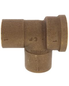 1" C x F x C Cast Brass Tee (Lead Free)