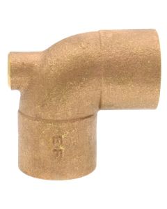 1" x 1/8" x 1" C x F x C Cast Brass Tee