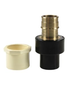 1-1/2" ProPEX x CPVC Spigot LF Brass Adapter Kit (IPS or CTS)