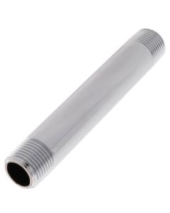 3/8" x 4" Chrome Brass Nipple (Lead Free)