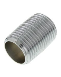1/2" x Close Chrome Brass Nipple (Lead Free)