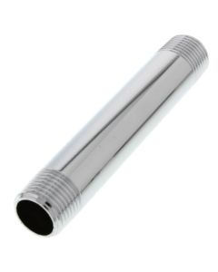 1/2" x 4-1/2" Chrome Brass Nipple (Lead Free)
