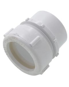 1-1/2" PVC DWV Male Trap Adapter w/ Plastic Nut (Spigot x Slip)