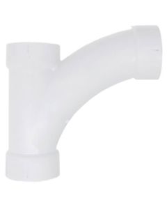 3" PVC DWV Wye and 45-Degree Elbow Combo