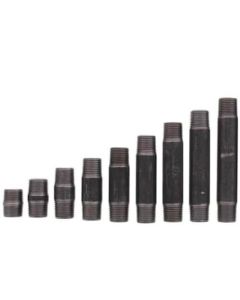2" Black Nipple Set (Close to 6" Length)