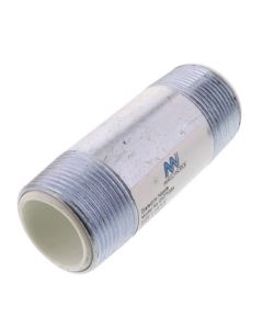 1-1/4" x 4" Galvanized Steel Dielectric Nipple w/ Pex Insulator