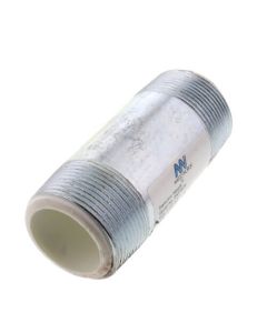 1-1/2" x 4" Galvanized Steel Dielectric Nipple w/ Pex Insulator