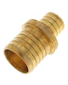 1-1/2" PEX x 1" PEX Brass Coupling (Lead Free)