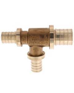 3/4" X 1/2" X 1/2" F2080 PEX Tee, for Rehau Tools Only (Lead Free Brass)
