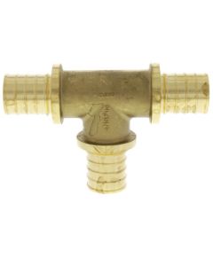 1" F2080 PEX Tee, for Rehau Tools Only (Lead Free Brass)