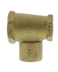 3/4" x 1/2" x 3/4" FxFxC Tee (Lead Free)