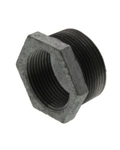 1-1/2" x 1-1/4" Galv Hexagon Bushing