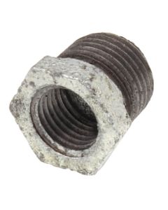 3/8" x 1/4" Galv Hexagon Bushing