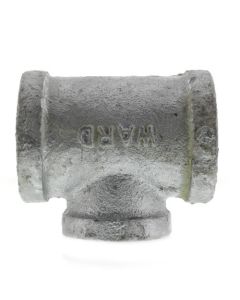 1-1/4" x 1-1/4" x 1" Galv Tee