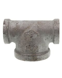 1/2" x 1/2" x 1" Galvanized Bull Head Tee