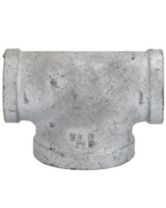 1" x 1" x 1-1/2" Galvanized Bull Head Tee