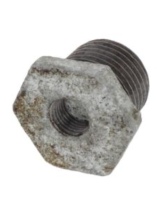 1/2" x 1/8" Galvanized Malleable Hex Bushing