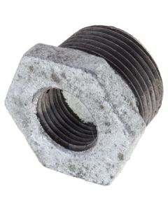 3/4" x 3/8" Galvanized Malleable Hex Bushing
