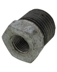 3/8" x 1/8" Galvanized Malleable Hex Bushing
