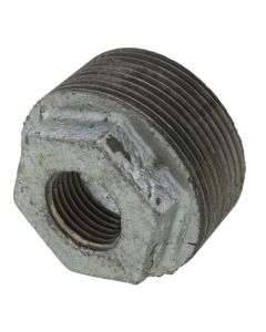 1-1/2" x 1/2" Galvanized Malleable Hex Bushing
