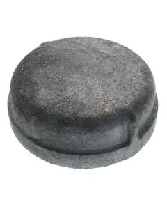 4" Galvanized Malleable Cap