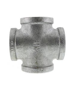 1-1/2" Galvanized Malleable Cross
