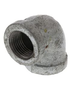 3/8" Galvanized Malleable 90° Elbow