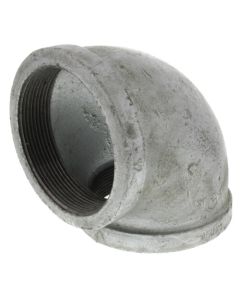 4" Galvanized Malleable 90° Elbow