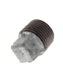 3/8" Galvanized Malleable Square Head Plug