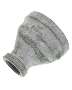 1-1/2" x 3/8" Galvanized Malleable Reducing Couplings