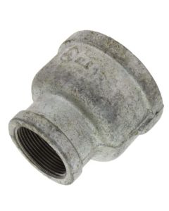 2-1/2" x 1-1/2" Galvanized Malleable Reducing Coupling