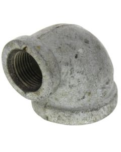 3/4" x 3/8" Galvanized Malleable Reducing Elbow