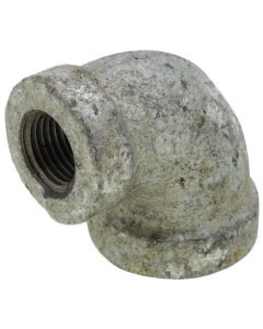 3/8" x 1/4" Galvanized Malleable Reducing Elbow