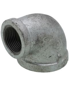 1-1/2" x 1" Galvanized Malleable Reducing Elbow