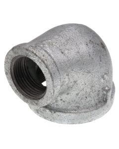 2" x 1" Galvanized Malleable Reducing Elbow