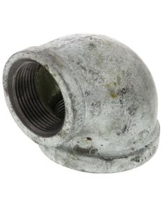 2" x 1-1/4" Galvanized Malleable Reducing Elbow