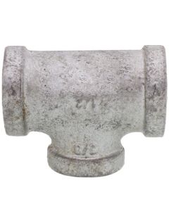 1/2" x 1/2" x 3/8" Galvanized Reducing Tee